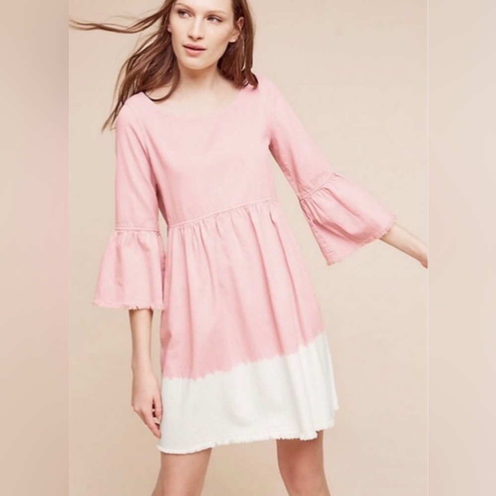 Anthropologie Pink Dress